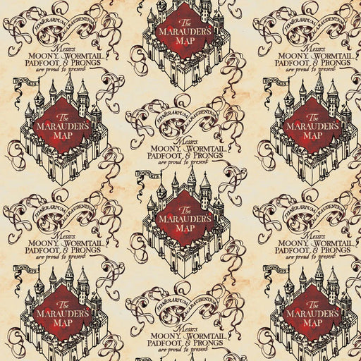EZ Fabric / Touch Textiles - Minky Licensed Direct - Choice FabricsDS-94041-033 - Harry Potter - Marauder's Map