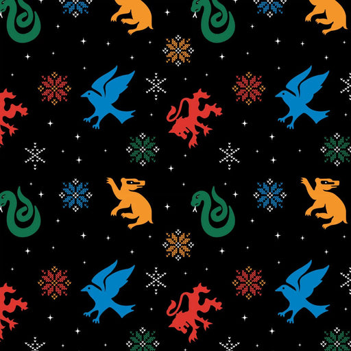 EZ Fabric / Touch Textiles - Minky Licensed Direct - Choice FabricsDS-94042-034 - Harry Potter - Snowflake Houses