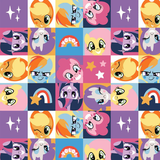 EZ Fabric / Touch Textiles - Minky Licensed Direct - Choice FabricsDS-94048-040 - Hasbro - My little Pony - Peek-A-Boo