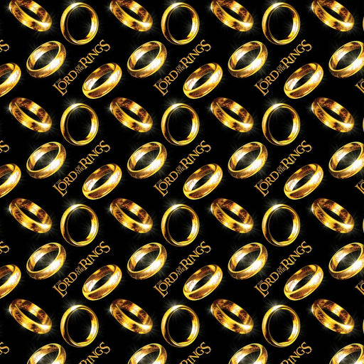 EZ Fabric / Touch Textiles - Minky Licensed Direct - Choice FabricsDS-94056-048 - Lord of the Rings - Rings Tossed