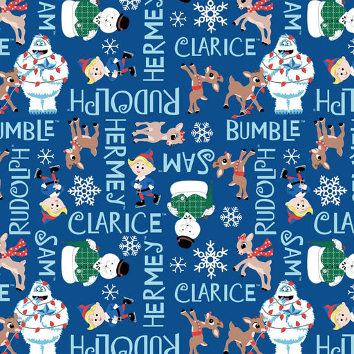 EZ Fabric / Touch Textiles - Minky Licensed Direct - Choice FabricsDS-94067-059 - Rudolph the Red - Nose Reindeer - Rudolph character names