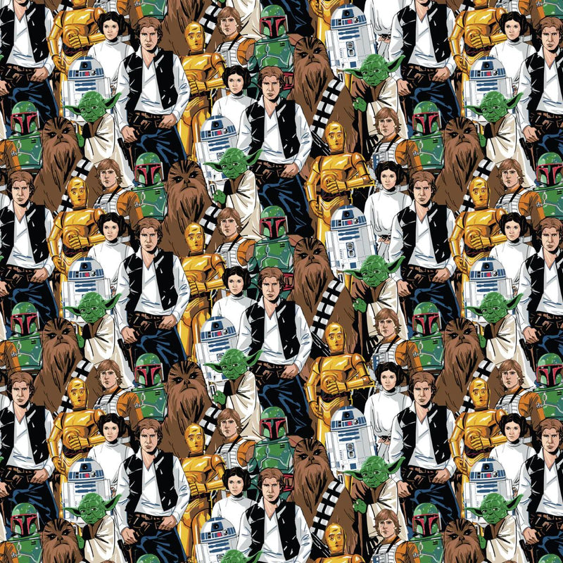 EZ Fabric / Touch Textiles - Minky Licensed Direct - Choice FabricsDS-94072-064 - Star Wars - Crowd Classics