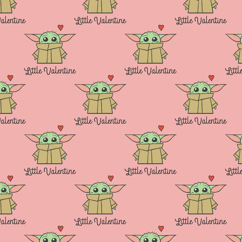 EZ Fabric / Touch Textiles - Minky Licensed Direct - Choice FabricsDS-94080-072 - Star Wars The Mandalorian - Little Valentine