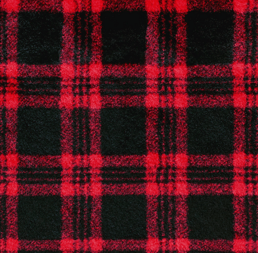EZ Fabric / Touch Textiles - Christmas Plaid Snuggle Direct - Choice FabricsDS-94083-002 - Christmas Plaid Snuggle Red