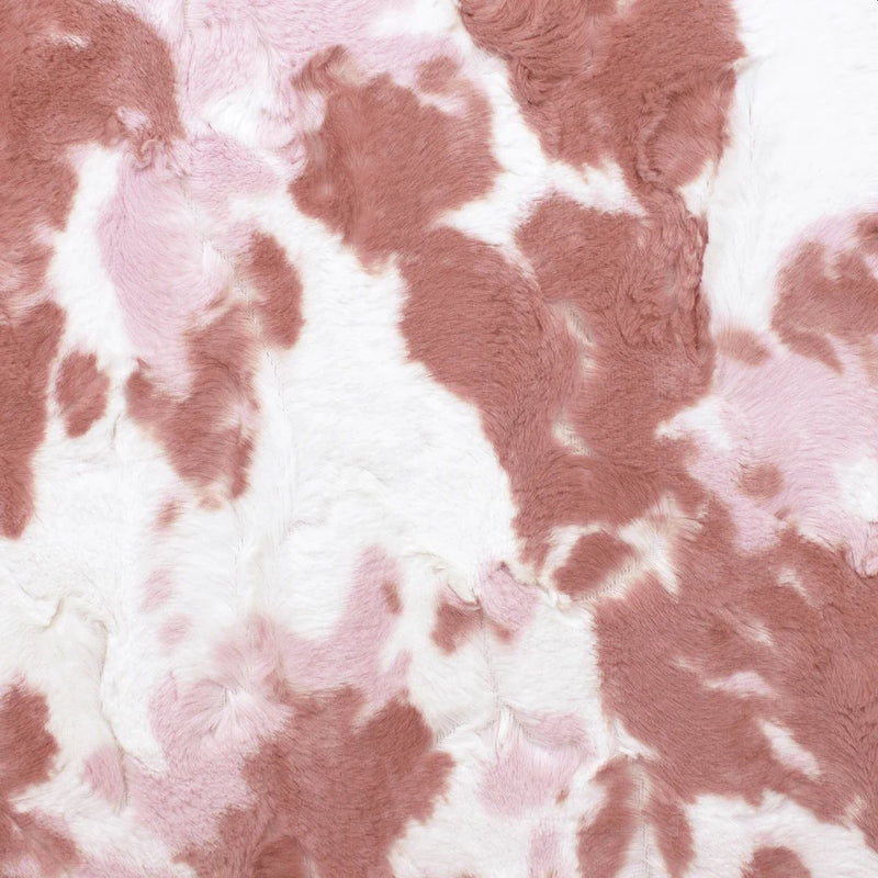 EZ Fabric / Touch Textiles - Spotted Appaloosa Luxe Snuggle Direct - Choice FabricsDS-94090-001 - Spotted Appaloosa Luxe Snuggle Adobe Blush Rosewater