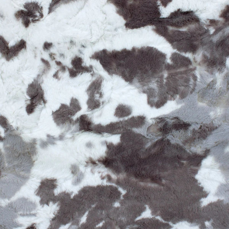 EZ Fabric / Touch Textiles - Spotted Appaloosa Luxe Snuggle Direct - Choice FabricsDS-94090-003 - Spotted Appaloosa Luxe Snuggle Charcoal Silver