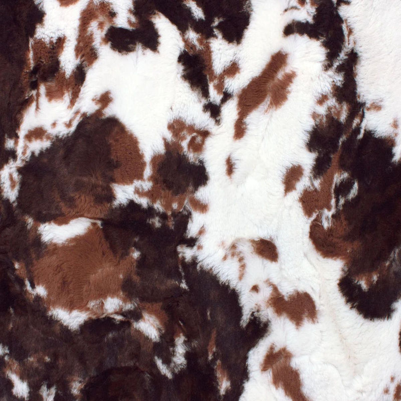 EZ Fabric / Touch Textiles - Spotted Appaloosa Luxe Snuggle Direct - Choice FabricsDS-94090-005 - Spotted Appaloosa Luxe Snuggle Espresso Chocolate