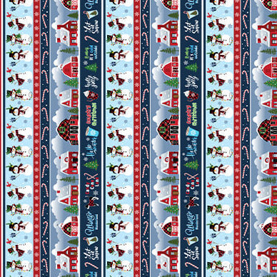 Country Christmas - Stripe (3-Yard Pack)