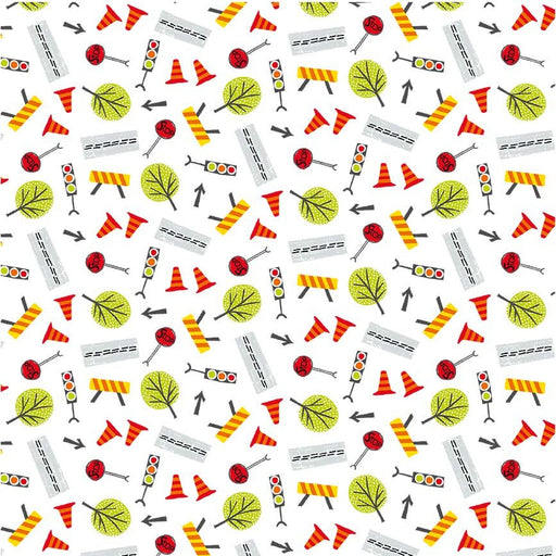 Michael Miller Fabrics - Michael Miller Prints Direct - Choice FabricsDS-95527-001 - CX10589-WHIT-D