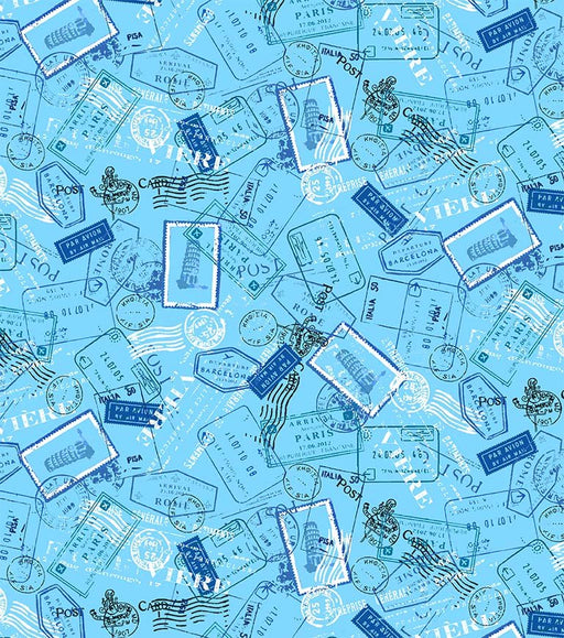 Michael Miller Fabrics - Michael Miller Prints Direct - Choice FabricsDS-95618-001 - CX9215-BLUE-D