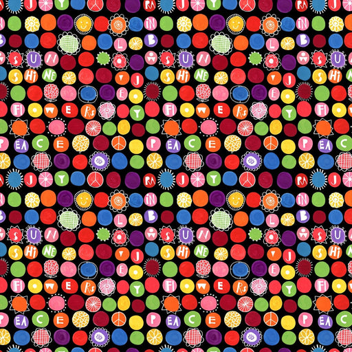 Michael Miller Fabrics - Michael Miller Prints Direct - Choice FabricsDS-95843-001 - DDC10124-BLAC-D
