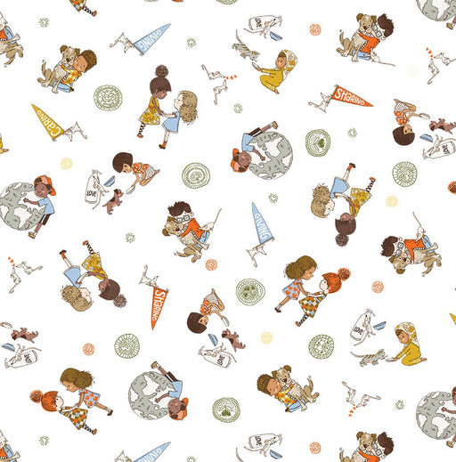 Michael Miller Fabrics - Michael Miller Prints Direct - Choice FabricsDS-95849-001 - DDC10263-WHIT-D