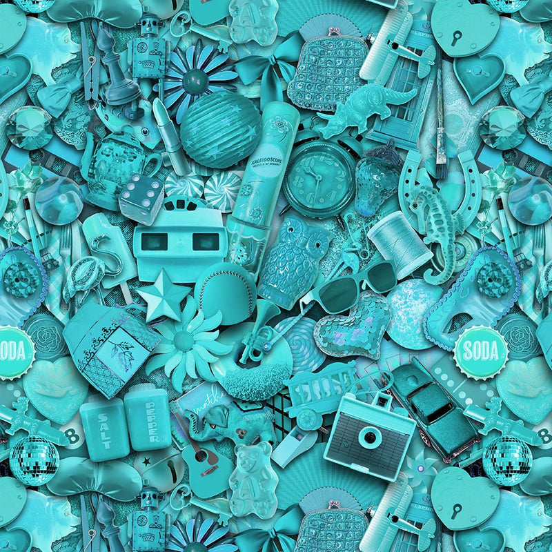Michael Miller Fabrics - Michael Miller Prints Direct - Choice FabricsDS-95864-001 - DDC11577-AQUA-D