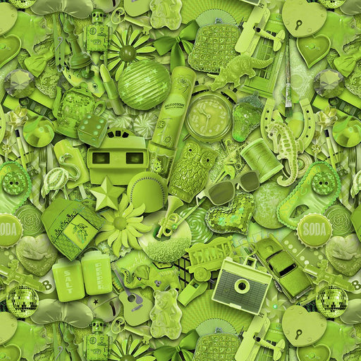 Michael Miller Fabrics - Michael Miller Prints Direct - Choice FabricsDS-95870-001 - DDC11577-LIME-D