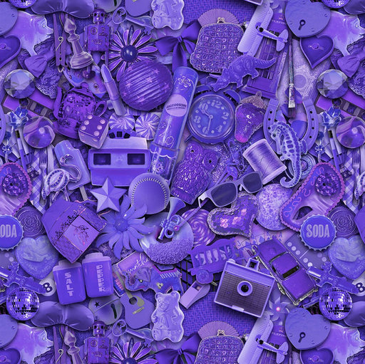 Michael Miller Fabrics - Michael Miller Prints Direct - Choice FabricsDS-95873-001 - DDC11577-PURP-D