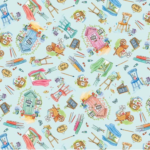 Michael Miller Fabrics - Michael Miller Prints Direct - Choice FabricsDS-95911-001 - DDC11746-BLUE-D