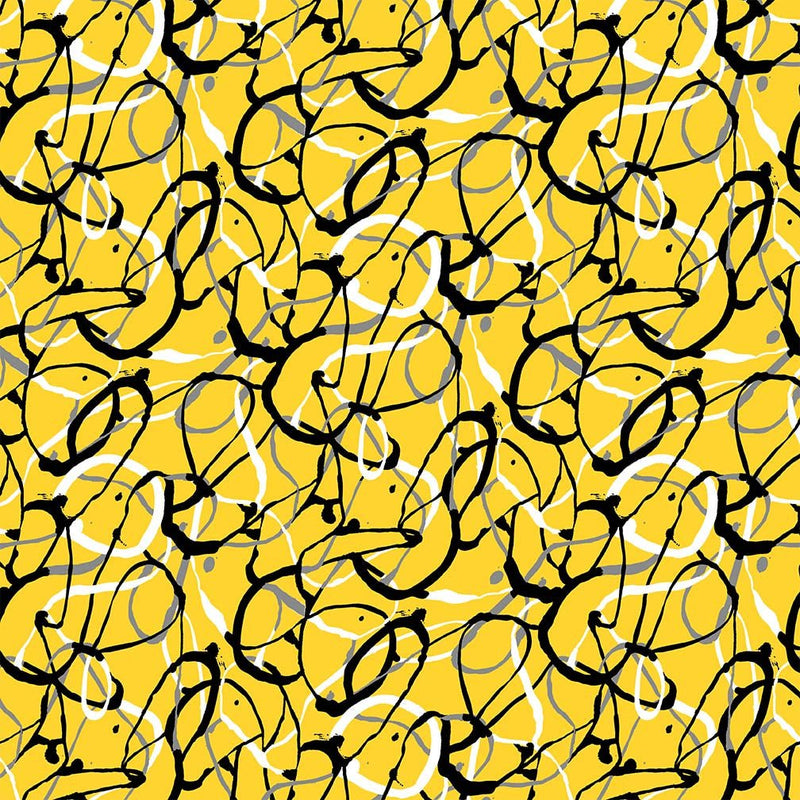 Michael Miller Fabrics - Michael Miller Prints Direct New - Choice FabricsDS-95993-001 - CX11815-YELL-D