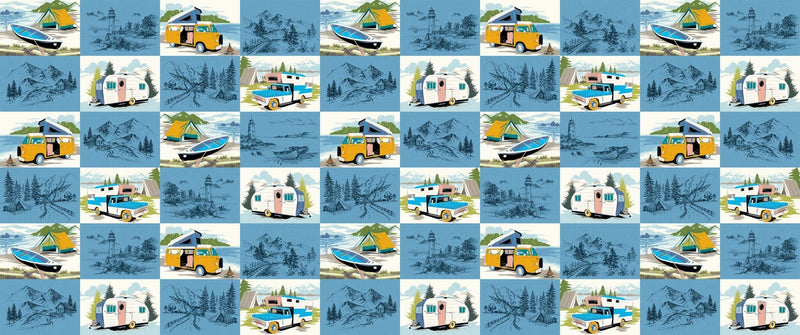 Michael Miller Fabrics - Michael Miller Prints Direct New - Choice FabricsDS-96222-001 - DCX12085-BLUE-D