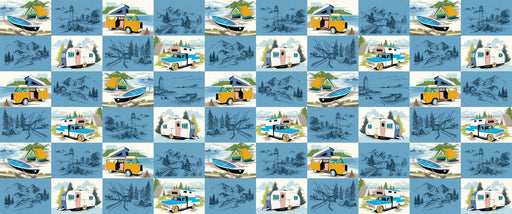 Michael Miller Fabrics - Michael Miller Prints Direct New - Choice FabricsDS-96222-001 - DCX12085-BLUE-D