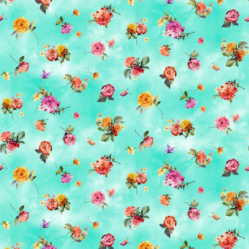Michael Miller Fabrics - Michael Miller Prints Direct New - Choice FabricsDS-96232-001 - DCX12141-AQUA-D