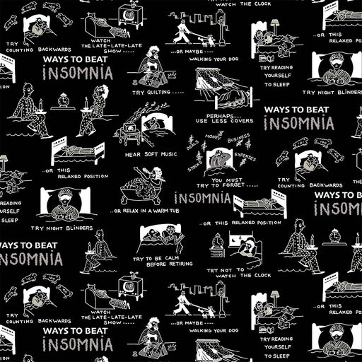 Michael Miller Fabrics - Michael Miller Prints Direct New - Choice FabricsDS-96302-001 - DCX12251-BLAC-D