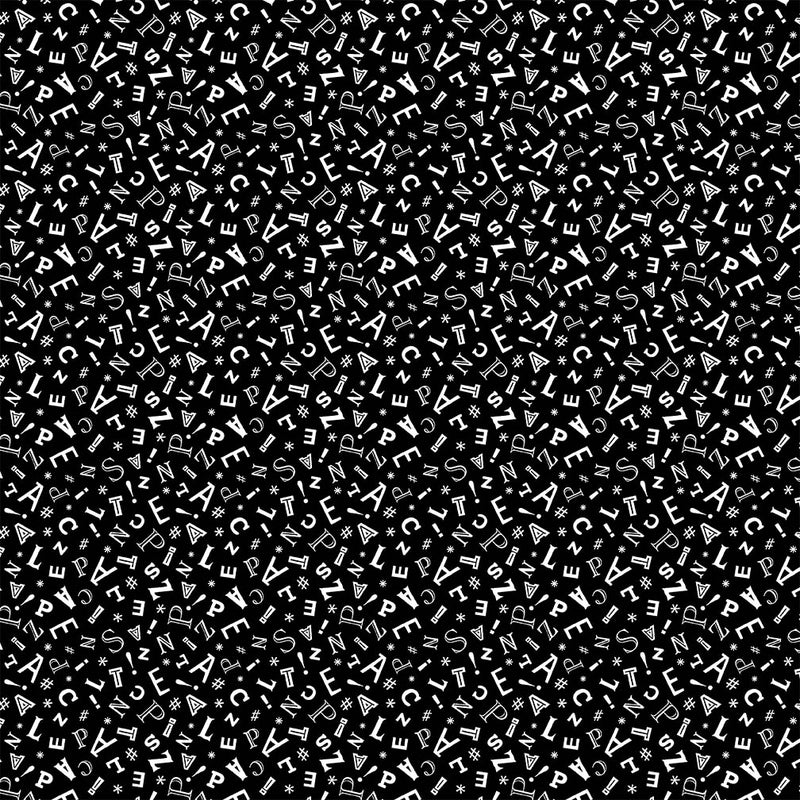 Michael Miller Fabrics - Michael Miller Prints Direct New - Choice FabricsDS-96311-001 - DCX12257-BLAC-D