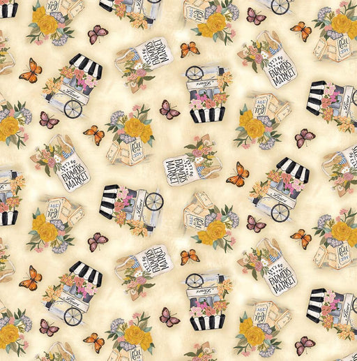 Michael Miller Fabrics - Michael Miller Prints Direct New - Choice FabricsDS-96338-001 - DDC11825-CREM-D