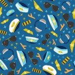 Michael Miller Fabrics - Michael Miller Prints Direct New - Choice FabricsDS-96409-001 - DDC12035-DBLU-D