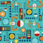 Michael Miller Fabrics - Michael Miller Prints Direct New - Choice FabricsDS-96410-001 - DDC12036-TURQ-D