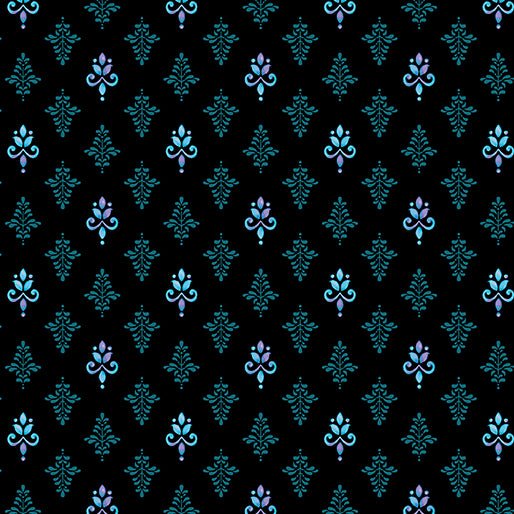 Benartex LLC - Benartex Prints Direct - Blooming Crystals - Choice FabricsDS-99080-001 - 17194-50