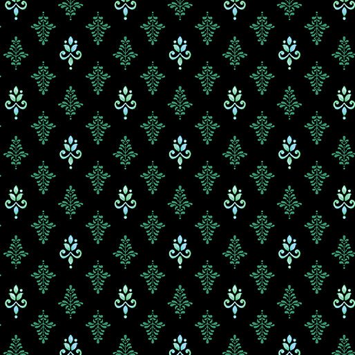 Benartex LLC - Benartex Prints Direct - Blooming Crystals - Choice FabricsDS-99082-001 - 17194-40