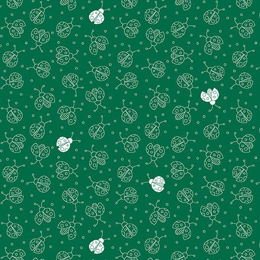 Benartex LLC - Benartex Prints Direct - Lucky Bugs - Choice FabricsDS-99419-001 - 16555-46