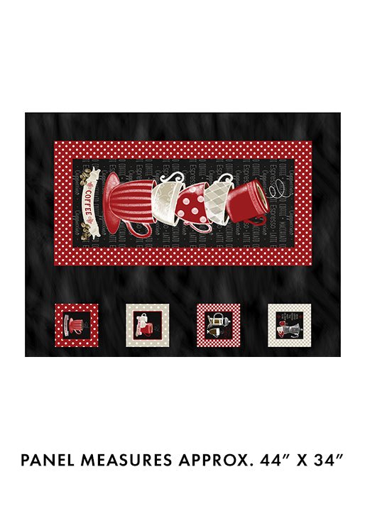 Benartex LLC - Benartex Prints Direct - Perfect Brew - Choice FabricsDS-99521-001 - 14924-12