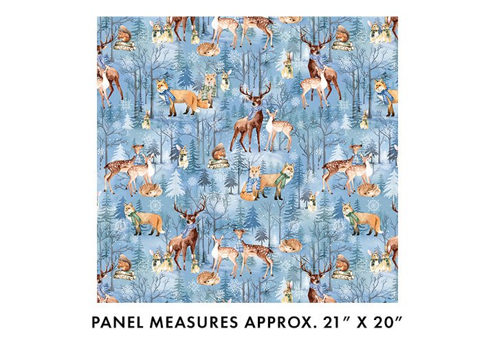 Benartex LLC - Benartex Prints Direct - Woodland Wonderland - Choice FabricsDS-99710-001 - 14987-54