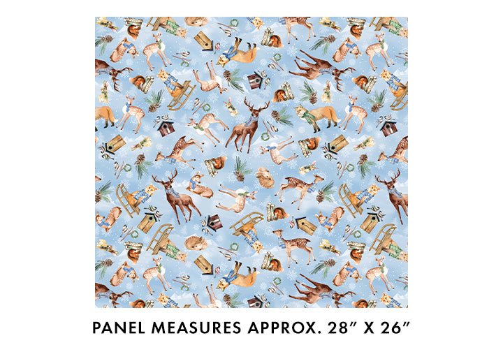 Benartex LLC - Benartex Prints Direct - Woodland Wonderland - Choice FabricsDS-99714-001 - 14982-53