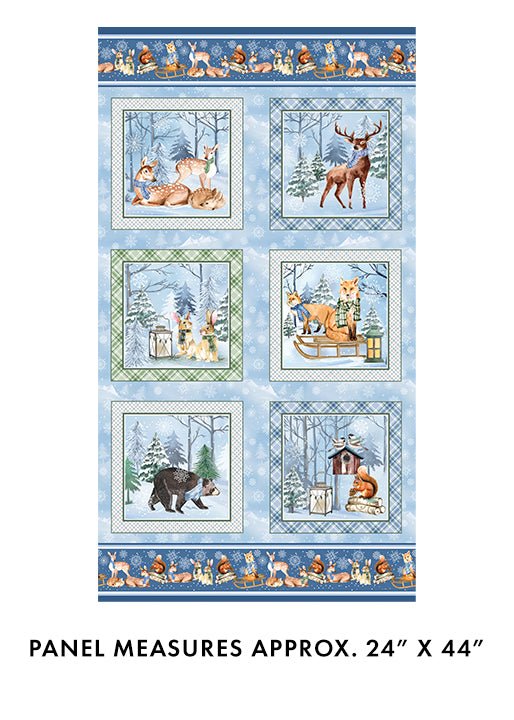 Benartex LLC - Benartex Prints Direct - Woodland Wonderland - Choice FabricsDS-99723-001 - 14981-55