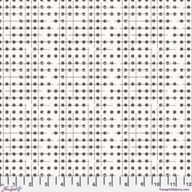 Dot Plot Paper Stamped Cotton 44"/45" Fabric Per Yard - Choice FabricsPWSE045.PAPER
