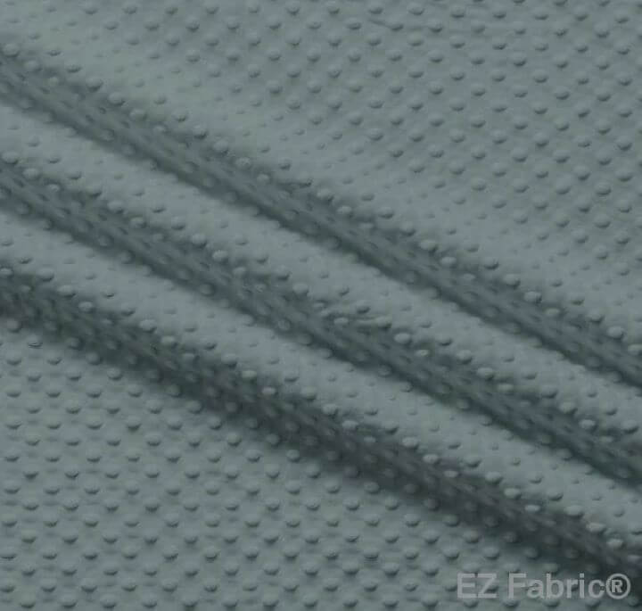 Minky Dot - Gray - Choice FabricsE-DOTS-GRAY