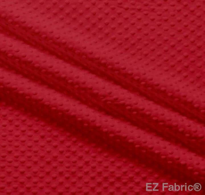 Minky Dot - Red - Choice FabricsE-DOTS-RED
