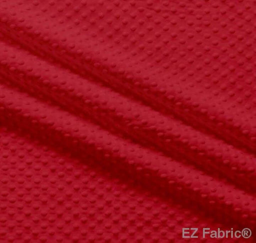 Minky Dot - Red - Choice FabricsE-DOTS-RED