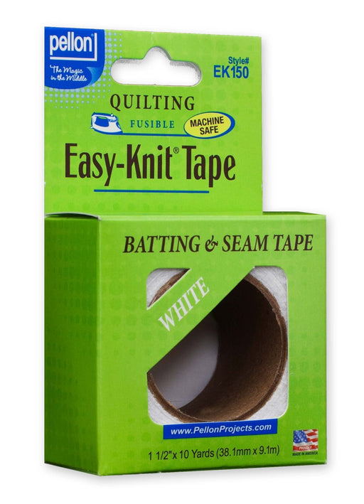 Pellon® Easy-Knit® Fusible Tape – 1.5" x 10 Yard Package – White - Choice FabricsDSST-EK150-10PKG