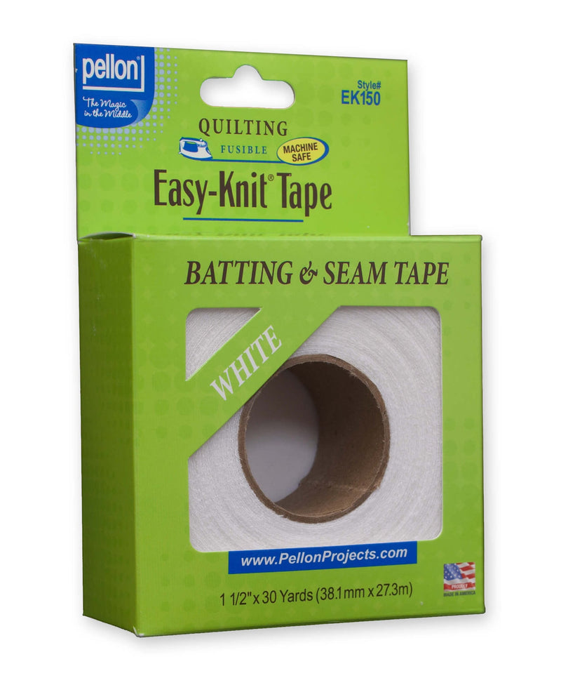 Pellon® Easy-Knit® Fusible Tape – 1.5" x 30 Yard Package – White - Choice FabricsDSST-EK150-30PKG