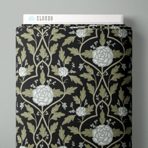 Ebony Evening Arbor 44"/45" Cotton Fabric Per Yard - Choice Fabrics228877