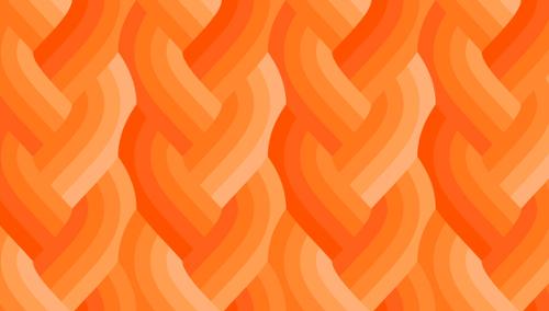 Echo Braid Orange Cotton 44" / 45" Fabric per yard - Choice Fabrics42380-31