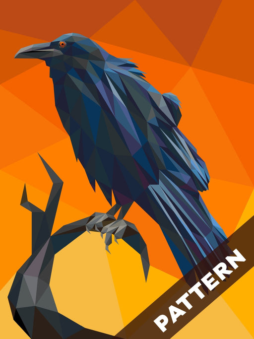 Edgar the Raven Pattern - Choice FabricsPT025