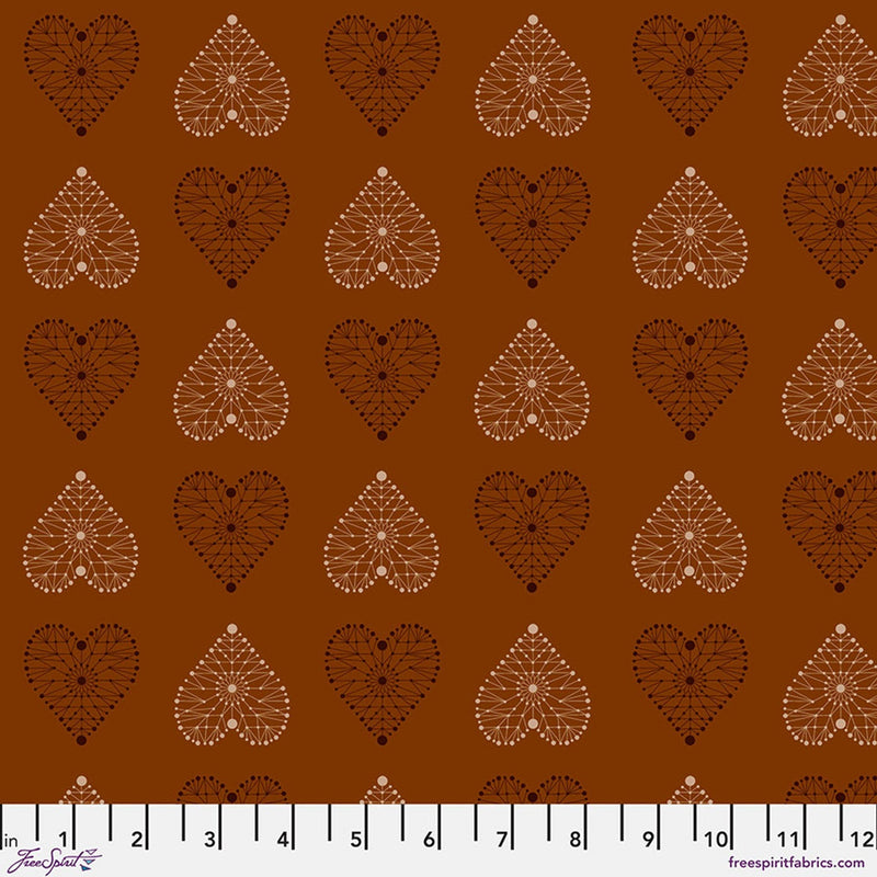 Enrapture by Giucy Giuce Amour - Spice Cotton 44"/45" Fabric Per Yard - Choice FabricsPWGG007.SPICE