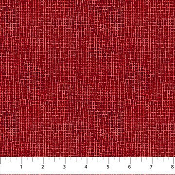 Village Folk Red Grid Texture 45" Flannel Cotton Fabric per yard - Choice FabricsF28829-24