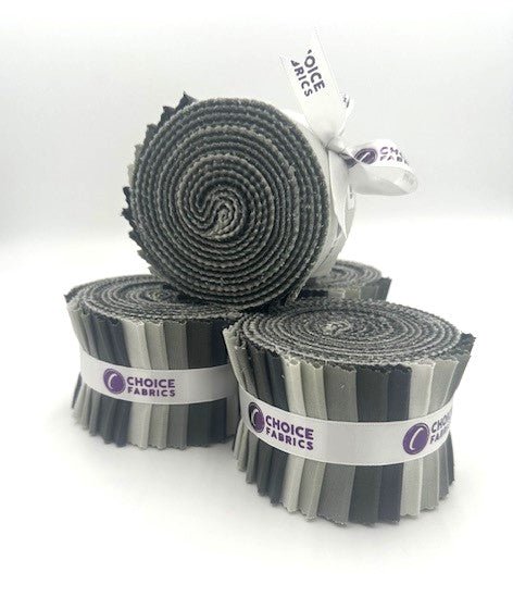 Supreme Solids - 2.5" Roll - Thunderstorm Clouds (20 cuts) - Choice FabricsFE-62273-007