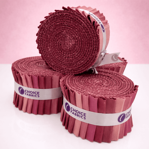 Supreme Solids - 2.5" Roll - Rustic Rose (20 cuts) - Choice FabricsFE-62273-008