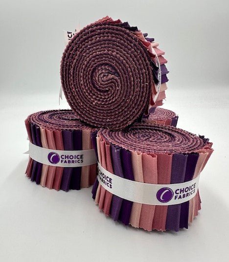 Supreme Solids - 2.5" Roll - Sugar Plum (20 cuts) - Choice FabricsFE-62273.-017